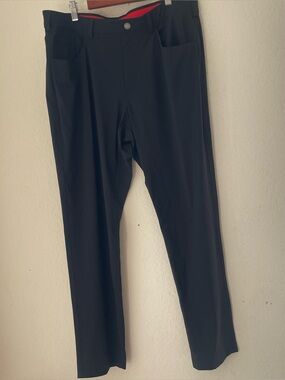Redvanly Kent Men’s Black Performance Golf Pants XL 30” Inseam Stretch